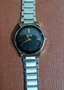 Simple Watch With Black Dial