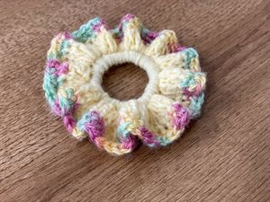 Crochet Scrunchie Made Using Quality Yarn