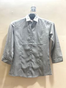 Grey Office Wear Shirt