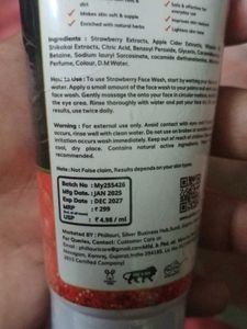 Strawberry Face Wash