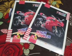 7 Star A4 Exercise 2 Books- Black Pages