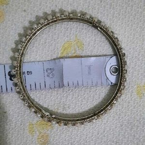 Pearl Embellished Bangles.