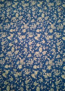 Blue Floral Print Top