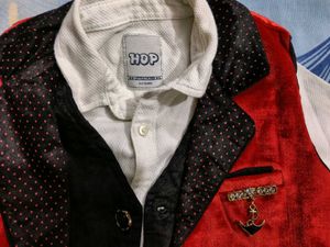 Boys Outfit: Jeans &amp; Vest Set