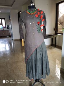 Elegant Grey Kurta