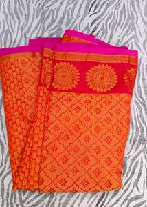 red colour saree
