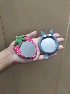 Handheld Mirrors 🍓🪞 Strawberry / Totoro