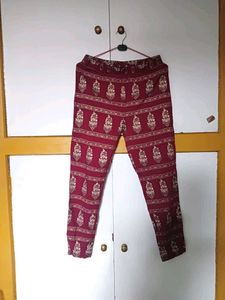 Dark Green &amp; Maroon Kurta Set