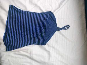 Striped Blue Top