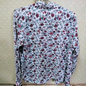 Floral Print Long Sleeve Top