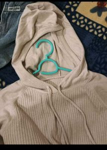Beige Quarter Zip Pullover