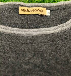 Imported Cute Embellished Grey Sweater