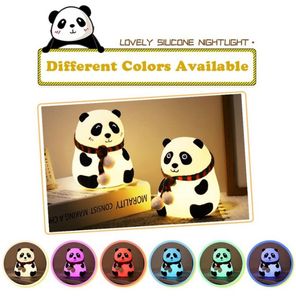 Cute Silicon Multicolour Panda Lamp Just For 949