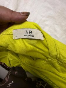 Yellow Long Sleeve Top