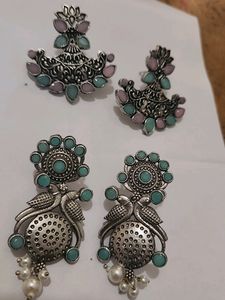 Combination Of 2 Festive Ethnic Earrings