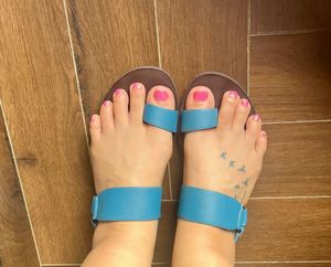 Cute Blue Sandals By Westside