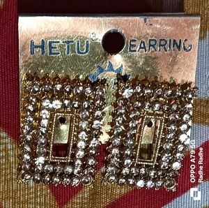 Square Stone Earrings