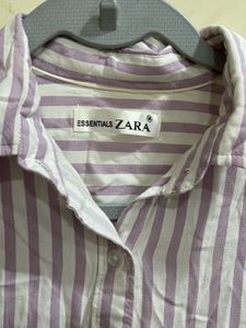 Zara Dupe Striped Shirt