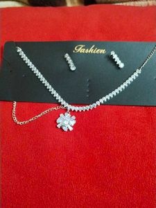 Beutiful Girls Necklace Silver