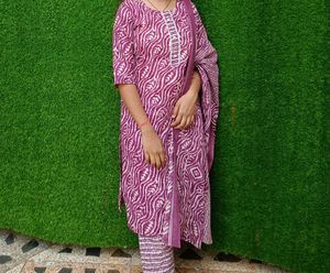 Beautiful Purple Kurta Set