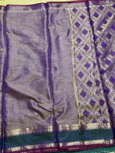 Offer: Purple Double Shaded Saree For Grabs