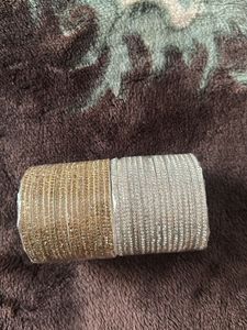 Silver & Golden Bangles Set 🔥🔥