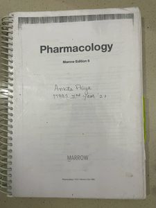Marrow Notes Of Pharmacology Edition 6