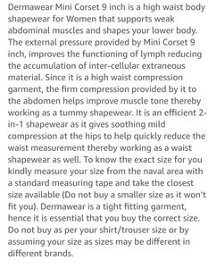 Dermawear Mini Corset 9 Inch