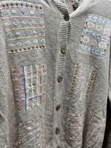 Vintage Embroidered Cardigan Sweater