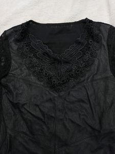 Leather 32,34 Size Top