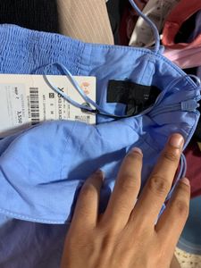 Zara Blue Corset Top