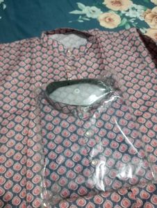 Men&#39;s Pure Cotton Printed Kurta