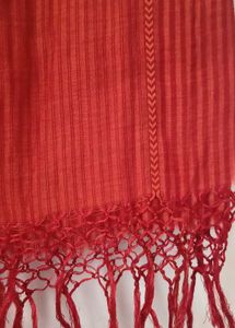 Red Cotton Salwar Dupatta Set