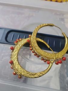 Gold Plated Hoop Earrings