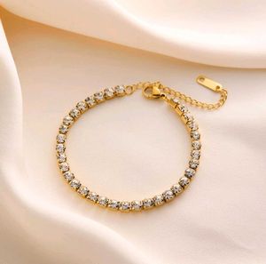 Sparkling cz Bracelet anti tarnish