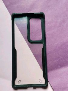 Vivo V30 Clear Phone Case with Black Bumper