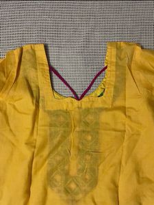 Yellow-Green Embroidered Suit
