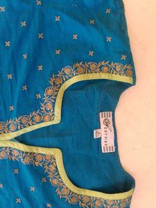 Blue &amp; Green Kurti