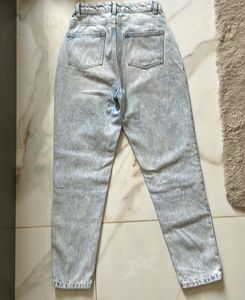 Acid Wash High Waisted Jeans