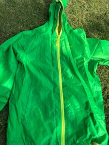 Green Decathlon Wind Jacket