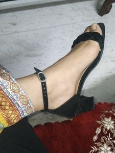 Black Block Heels