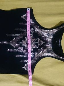 Express Black Sequence Dress