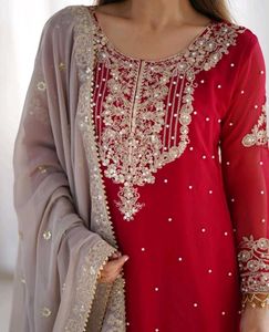 Elegant Red Kurta Set