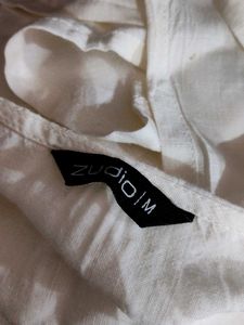 White Embroidered Kurta (Women&#39;s)