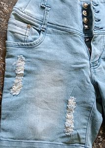 Blue Denim Shorts