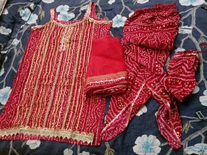 Party Wear Dhoti Dress Xl With Potli Without Sleev