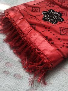 New Georgette Red Colour Women Saree