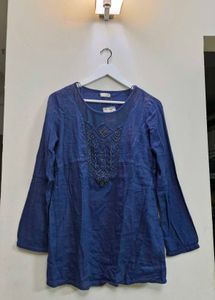 Navy Blue Tunic Top