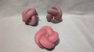 Knot Design Candles 1 pieces lavender fragrance