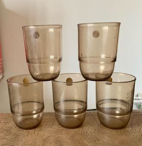 Set of Five Vintage Glasses